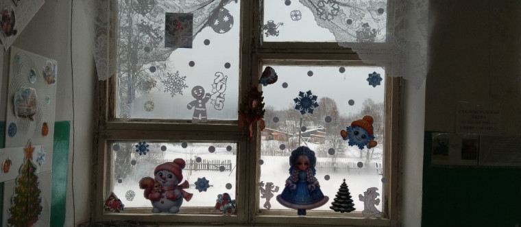 Новогодние окна.